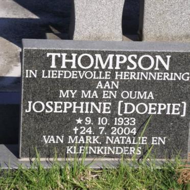 THOMPSON Josephine 1933-2004