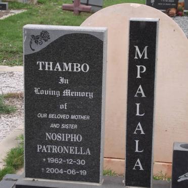 THAMBO Nosipho Patronella 1962-2004