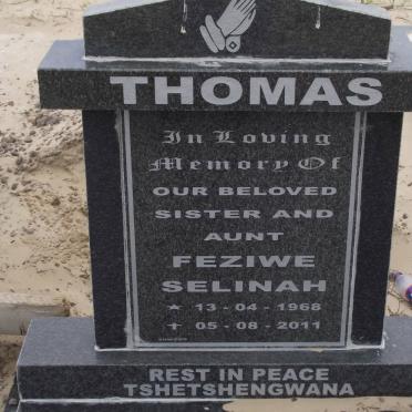THOMAS Feziwe Selinah 1968-2011