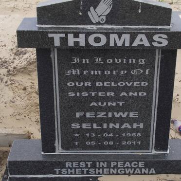 THOMAS Feziwe Selinah 1968-2011