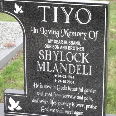 TIYO Shylock Mlandeli 1974-2004