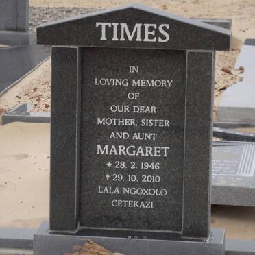 TIMES Margaret 1946-2010