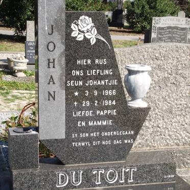 TOIT Johan, du 1966-1984