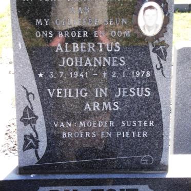 TOIT Albertus Johannes, du 1941-1978