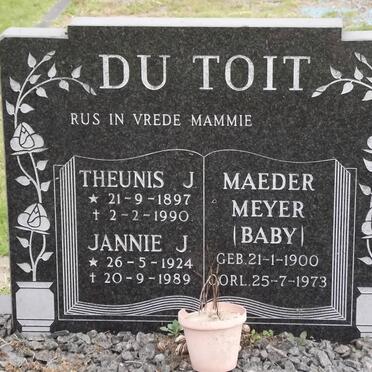 TOIT, du :: MEYER