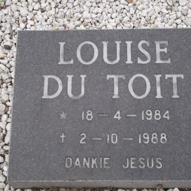 TOIT Louise, du 1984-1988