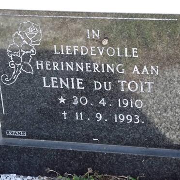 TOIT Lenie, du 1910-1993
