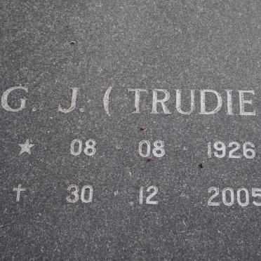 TOIT J.A., du 1919-1992 &amp; G.J. 1926-2005