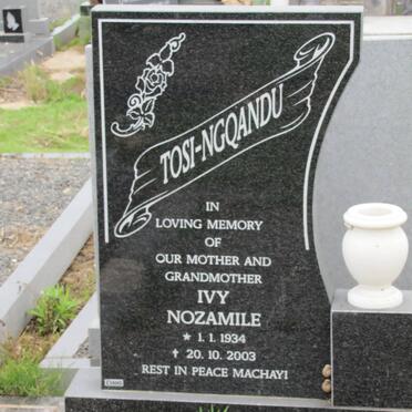 TOSI Ivy Nozamile 1934-2003