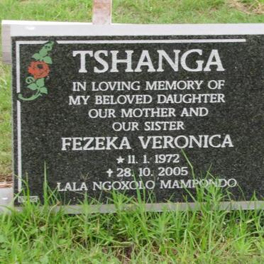 TSHANGA Fezeka Veronica 1972-2005
