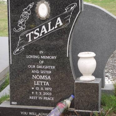 TSALA Nomsa Letta 1972-2003