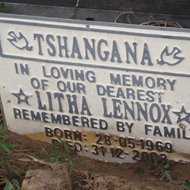 TSHANGANA Litha Lennox 1969-2008
