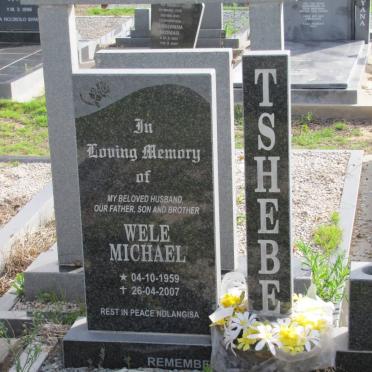 TSHEBE Wele Michael 1959-2007