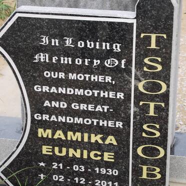 TSOTSOBE Mamika Eunice 1930-2011