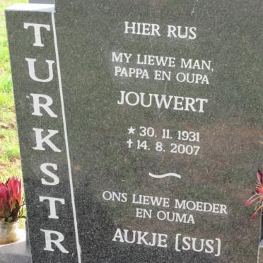 TURKSTRA Jouwert 1931-2007 &amp; Aukje 1931-2008