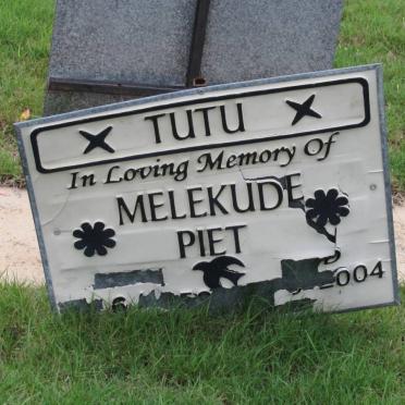 TUTU Melekude Piet 1956-2004