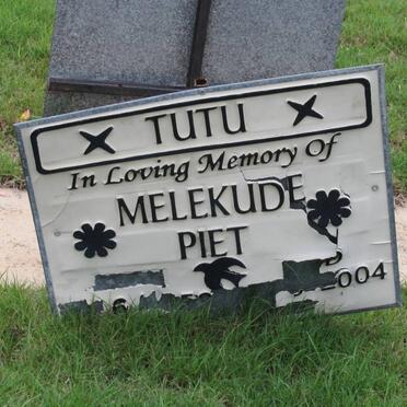 TUTU Melekude Piet 1956-2004