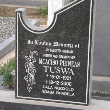 TUSWA Mcaciso Phineas 1921-2008