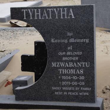 TYHATYHA Mzwabantu Thomas 1954-2011