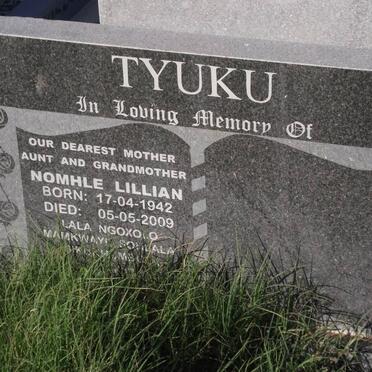 TYUKU Nomhle Lillian 1942-2009