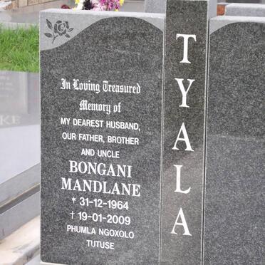 TYALA Bongani Mandlane 1964-2009