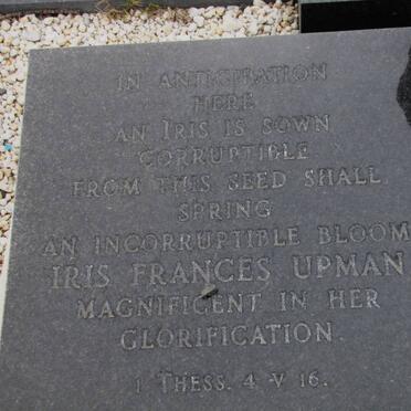 UPMAN Iris Frances