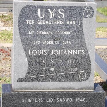 UYS Louis Johannes 1913-1989 :: WALTERS Jonathan Peter 1989-1991