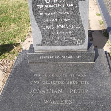UYS Louis Johannes 1913-1989 :: WALTERS Jonathan Peter 1989-1991