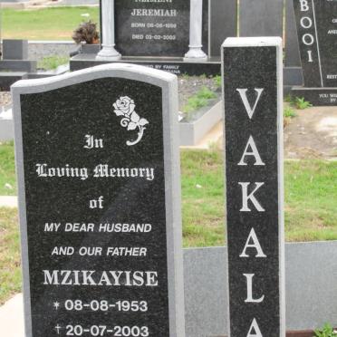 VAKALA Mzikayise 1953-2003