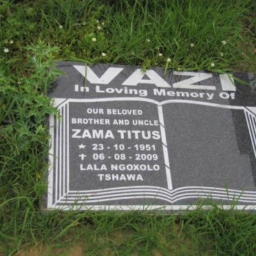 VAZI Zama Titus 1951-2009