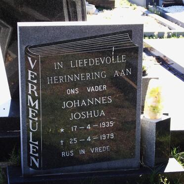 VERMEULEN Johannes Joshua 1935-1979