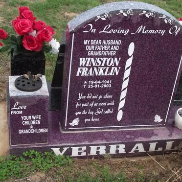 VERRALL Winston Franklin 1941-2003