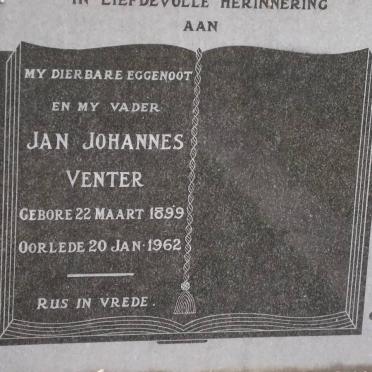 VENTER G. Johannes H.J. 1899-1962