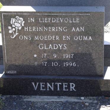 VENTER Gladys 1917-1996