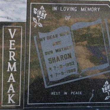 VERMAAK Sharon 1952-1988