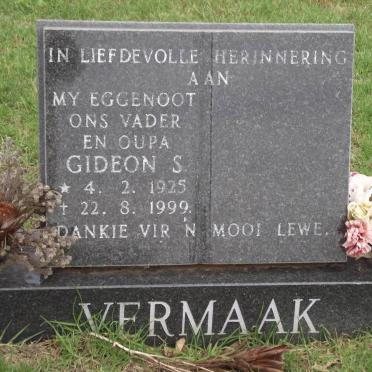 VERMAAK Gideon S. 1925-1999