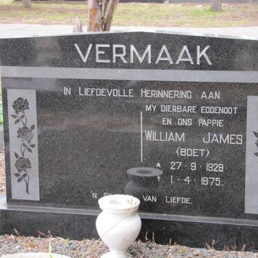 VERMAAK William James 1929-1975