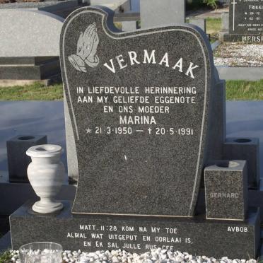 VERMAAK Marina 1950-1991