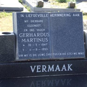 VERMAAK Gerhardus Martinus 1947-1993