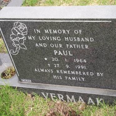 VERMAAK Paul 1964-1991