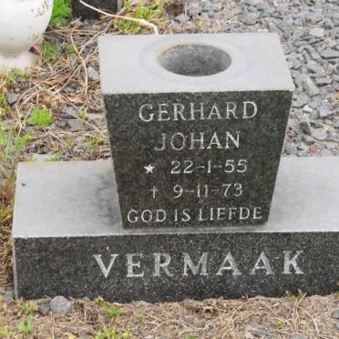 VERMAAK Gerhard Johan 1955-1973