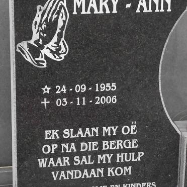 VERMAAK Mary-Ann 1955-2006