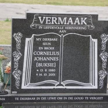VERMAAK Cornelius Johannes 1980-2001