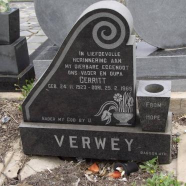 VERWEY Gerritt 1923-1969