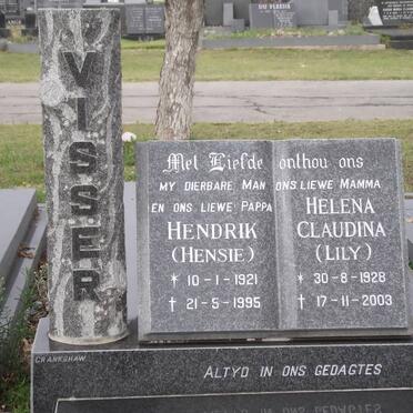 VISSER Hendrik 1921-1995 &amp; Helena Claudina 1928-2003