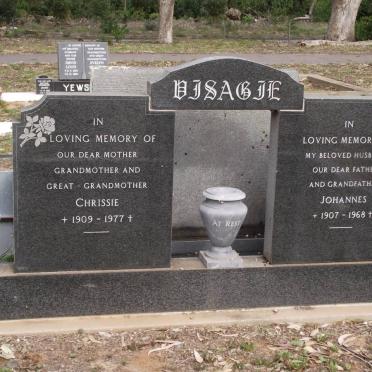VISAGIE Johannes 1907-1968 &amp; Chrissie 1909-1977