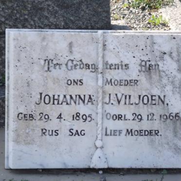 VILJOEN Johanna J. 1895-1966