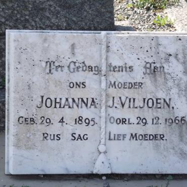 VILJOEN Johanna J. 1895-1966