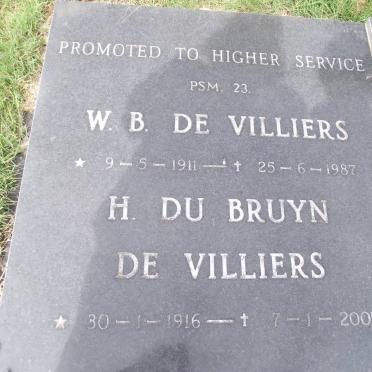 VILLIERS, de