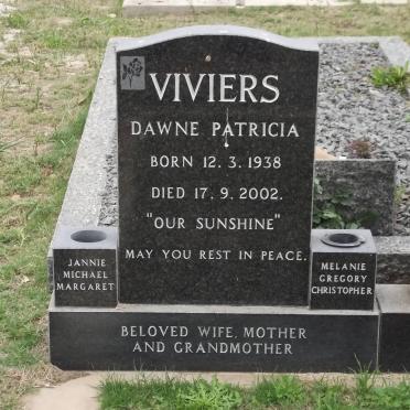 VIVIERS Dawne Patricia 1938-2002